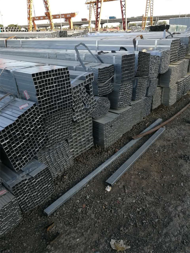 Q235B热浸城区城区城区镀锌无缝方矩管 钢结构专用管材